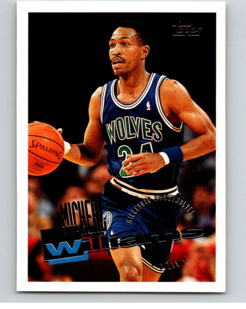 1995-96 Topps NBA #66 Micheal Williams Minnesota Timberwolves V70076 Image 1