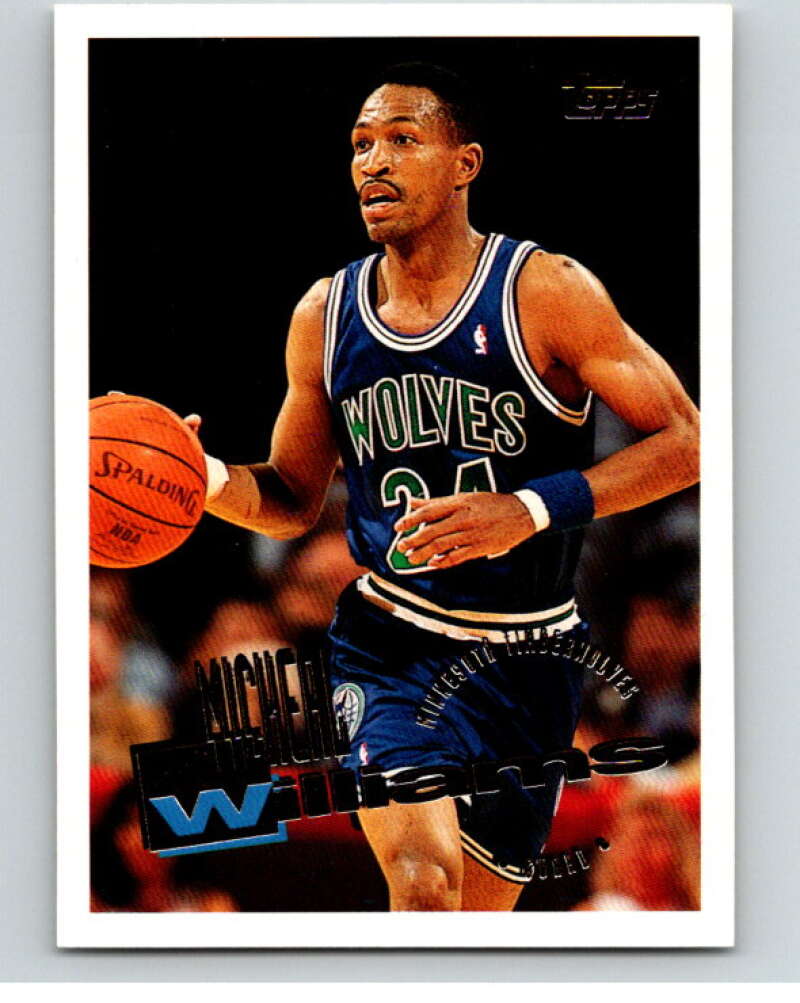 1995-96 Topps NBA #66 Micheal Williams Minnesota Timberwolves V70077 Image 1