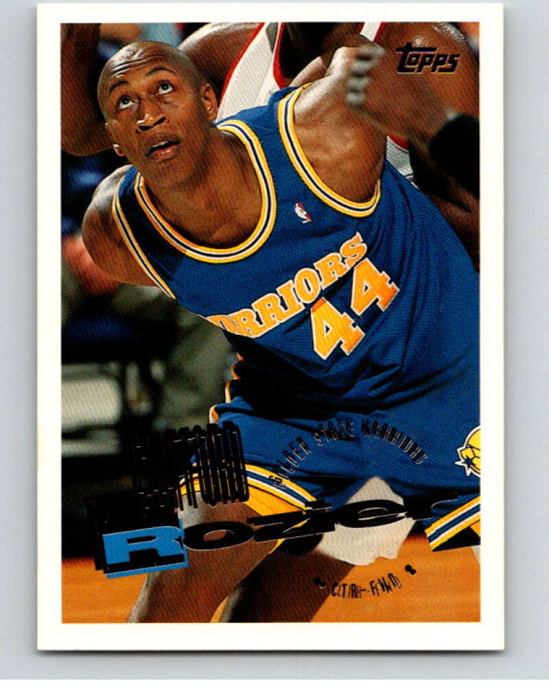 1995-96 Topps NBA #67 Clifford Rozier Golden State Warriors V70081 Image 1