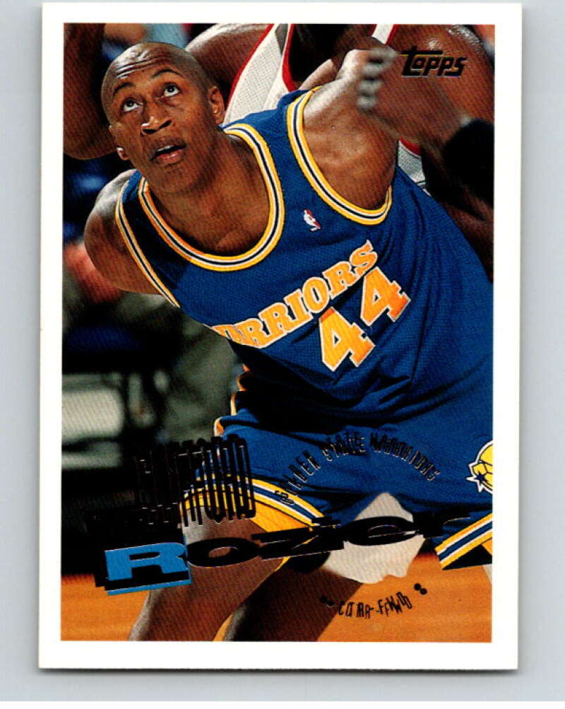 1995-96 Topps NBA #67 Clifford Rozier Golden State Warriors V70082 Image 1