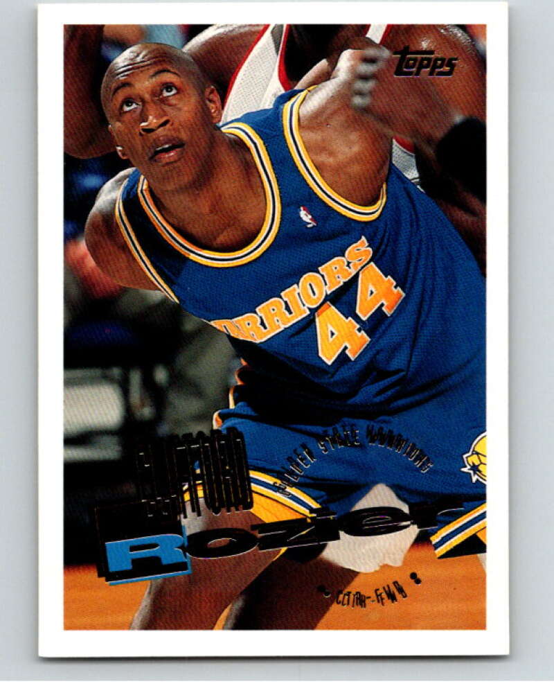 1995-96 Topps NBA #67 Clifford Rozier Golden State Warriors V70083 Image 1