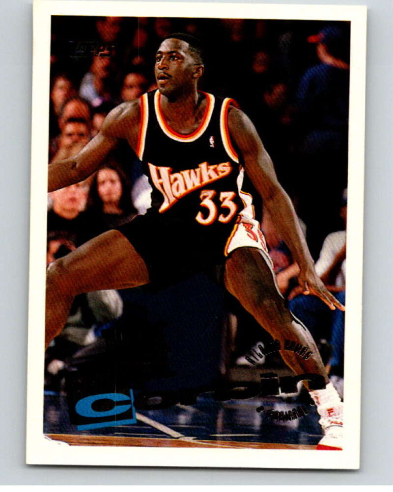 1995-96 Topps NBA #72 Tyrone Corbin Atlanta Hawks V70088 Image 1
