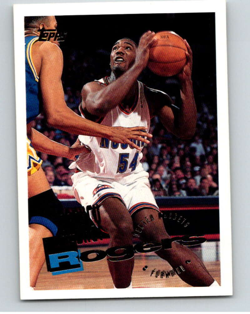 1995-96 Topps NBA #78 Rodney Rogers Denver Nuggets V70095 Image 1