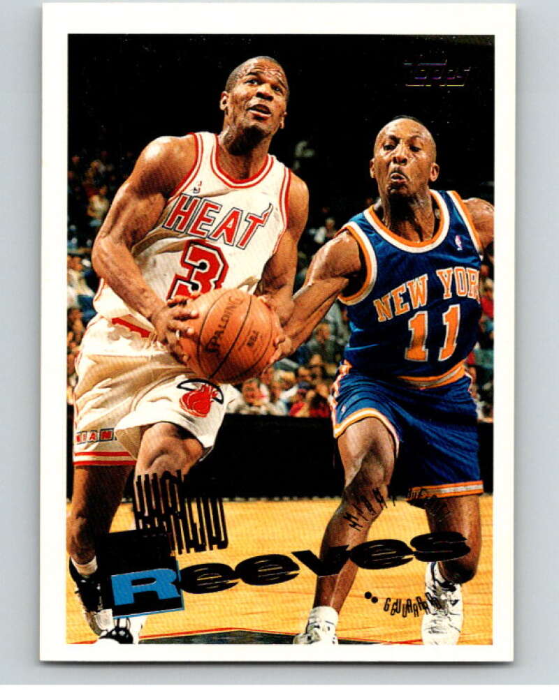 1995-96 Topps NBA #109 Khalid Reeves Miami Heat V70152 Image 1