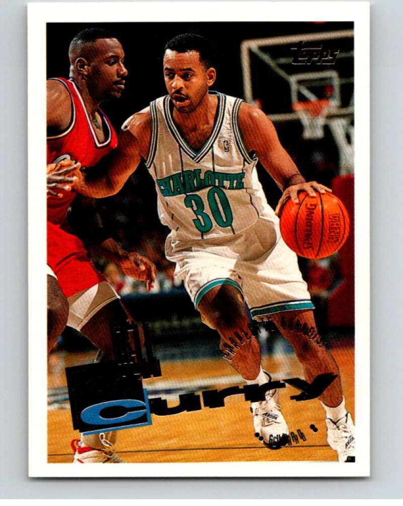 1995-96 Topps NBA #112 Dell Curry Charlotte Hornets V70161 Image 1
