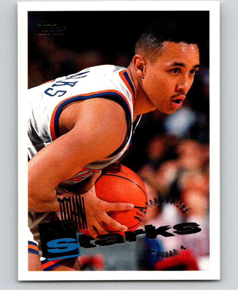 1995-96 Topps NBA #115 John Starks New York Knicks V70172 Image 1