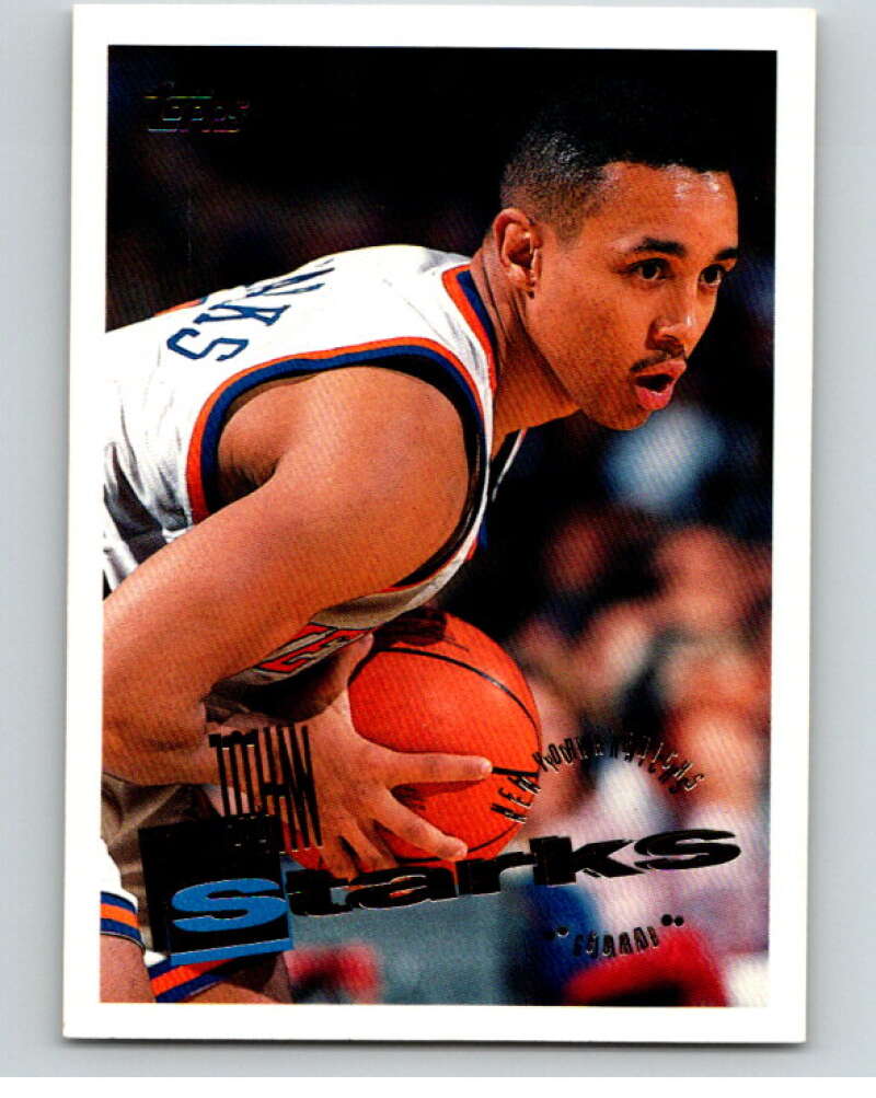 1995-96 Topps NBA #115 John Starks New York Knicks V70173 Image 1