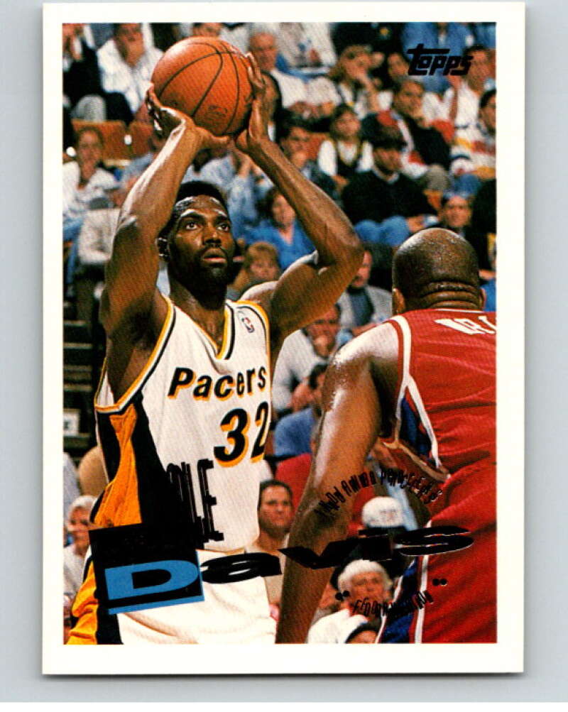 1995-96 Topps NBA #117 Dale Davis Indiana Pacers V70177 Image 1