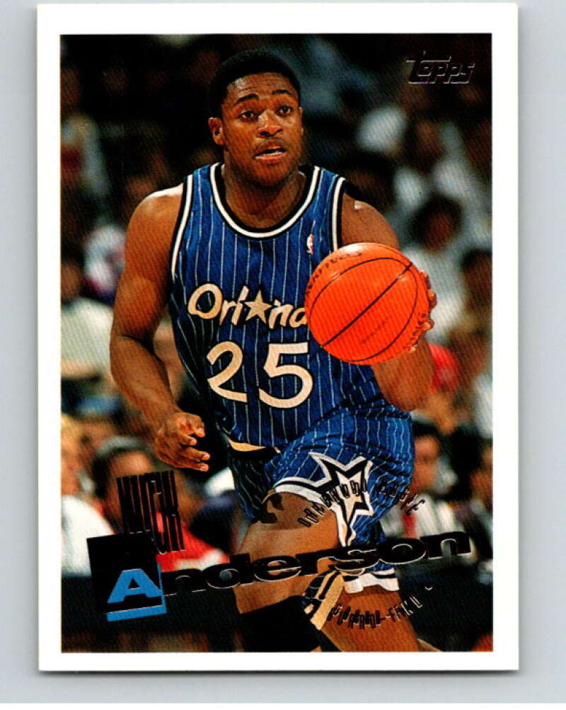 1995-96 Topps NBA #118 Nick Anderson Orlando Magic V70179 Image 1