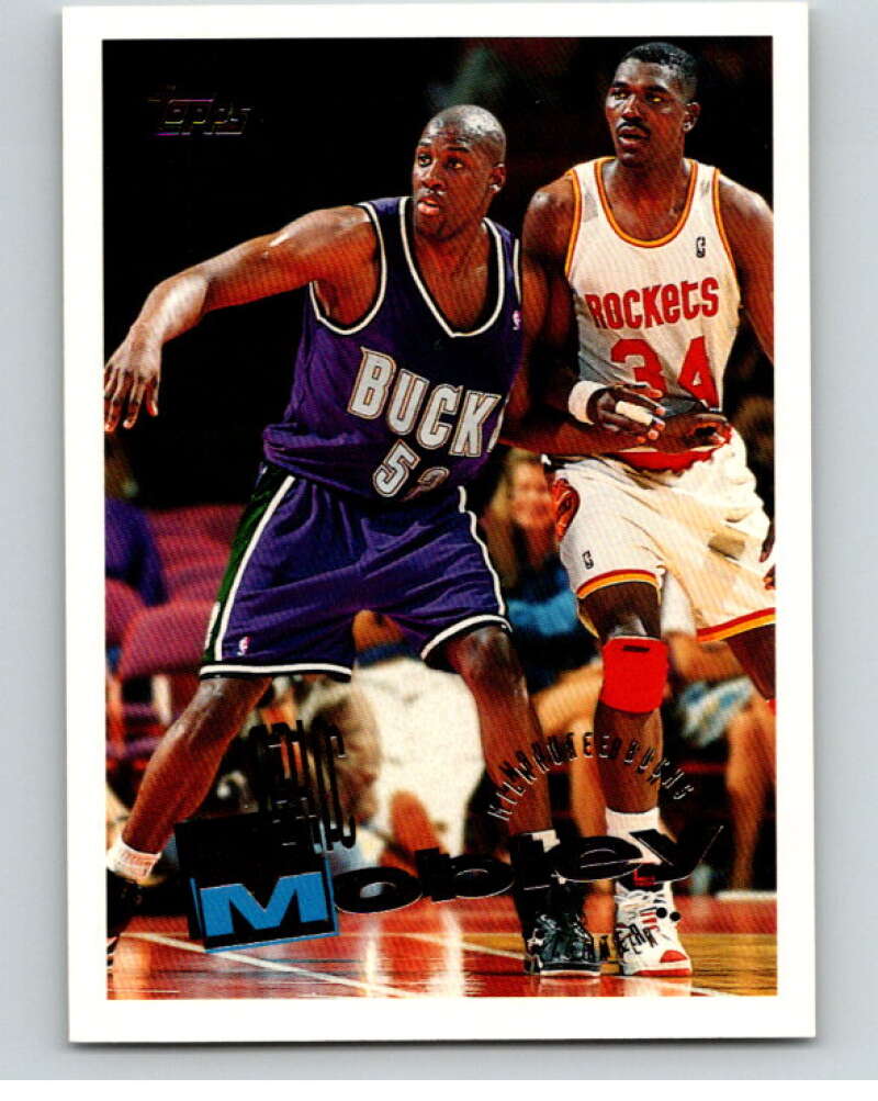 1995-96 Topps NBA #124 Eric Mobley Milwaukee Bucks V70189 Image 1