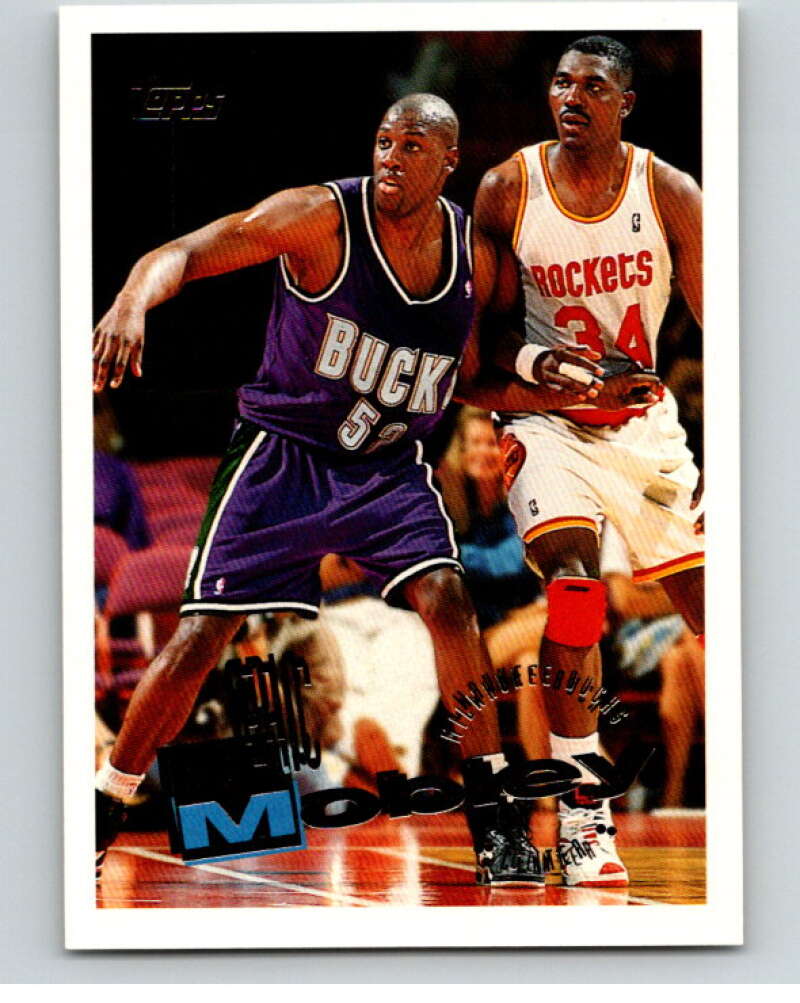 1995-96 Topps NBA #124 Eric Mobley Milwaukee Bucks V70190 Image 1