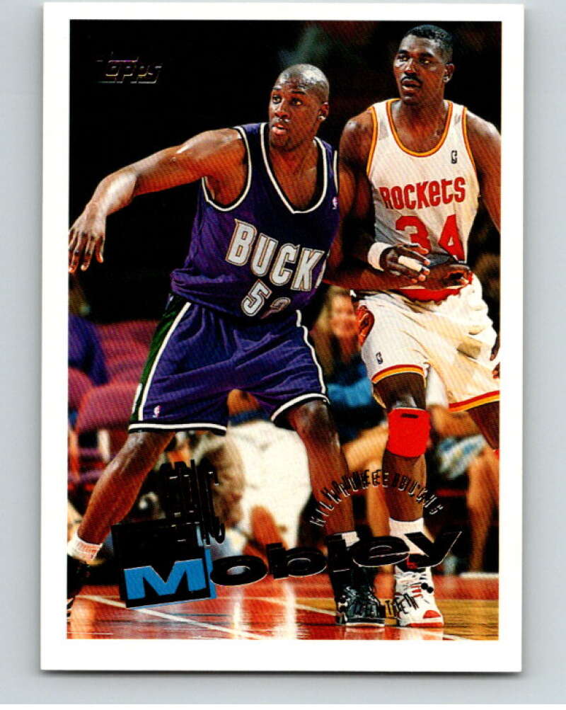 1995-96 Topps NBA #124 Eric Mobley Milwaukee Bucks V70191 Image 1