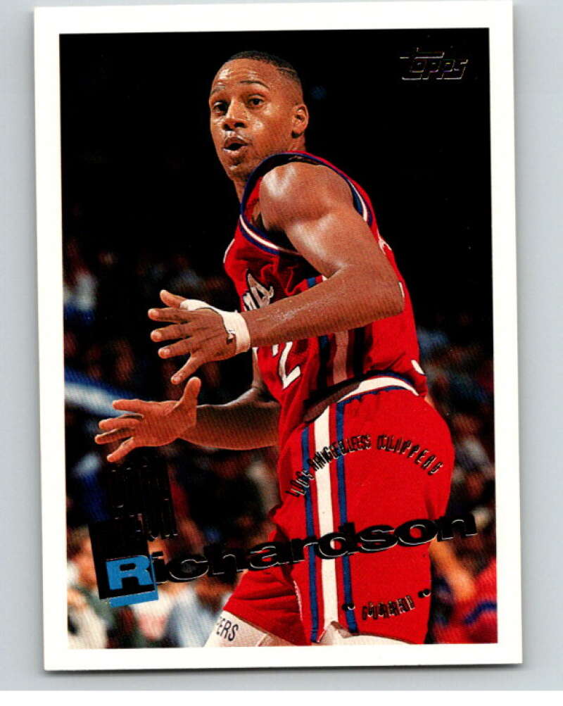1995-96 Topps NBA #126 Pooh Richardson Los Angeles Clippers V70195 Image 1