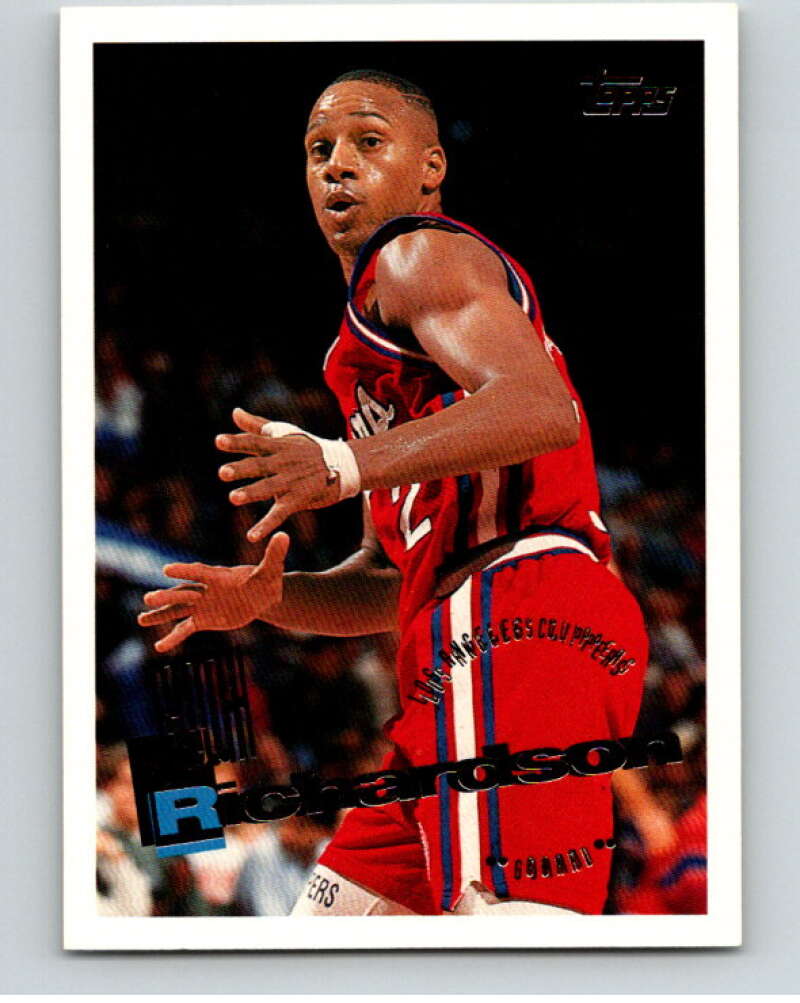 1995-96 Topps NBA #126 Pooh Richardson Los Angeles Clippers V70197 Image 1