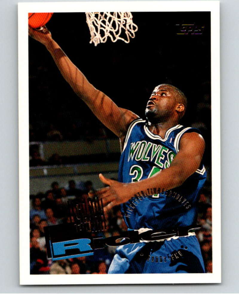 1995-96 Topps NBA #127 Isaiah Rider Minnesota Timberwolves V70198 Image 1