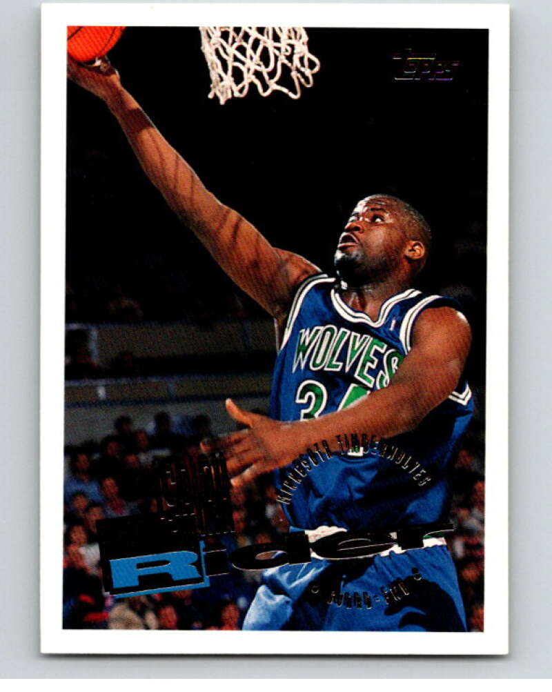 1995-96 Topps NBA #127 Isaiah Rider Minnesota Timberwolves V70200 Image 1