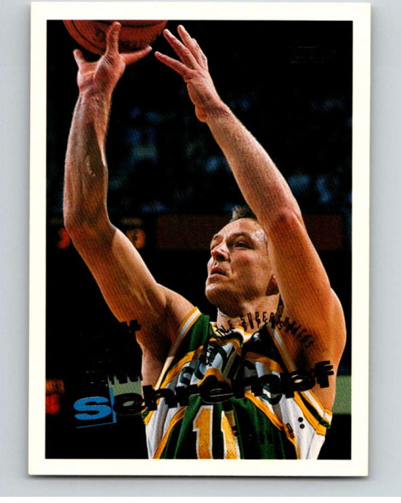 1995-96 Topps NBA #130 Detlef Schrempf Seattle SuperSonics V70203 Image 1
