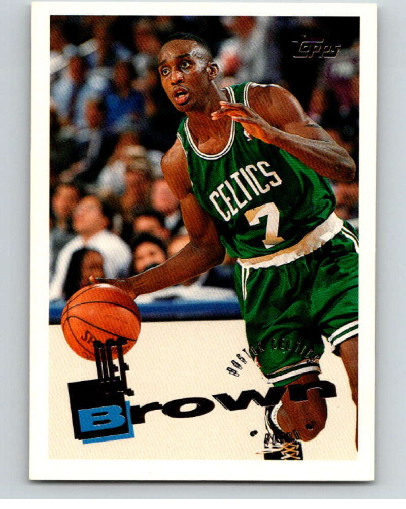 1995-96 Topps NBA #139 Dee Brown Boston Celtics V70218 Image 1