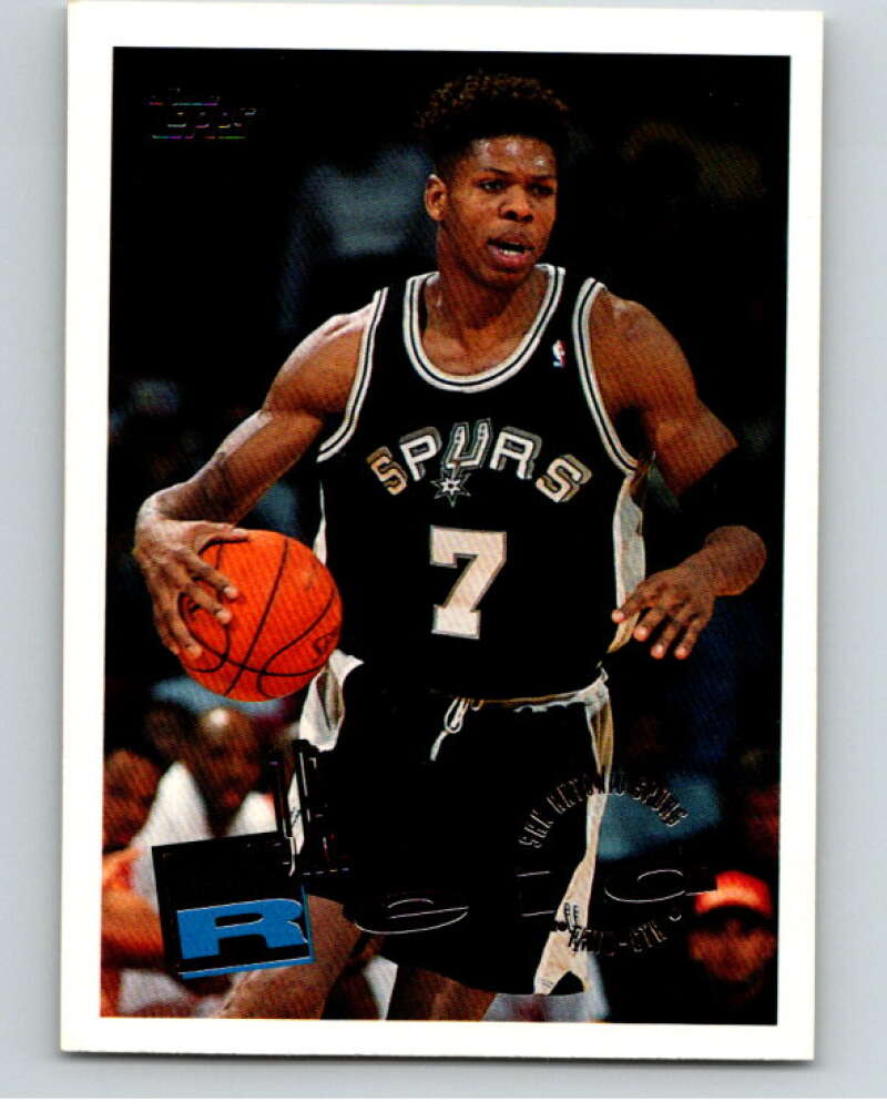 1995-96 Topps NBA #147 J.R. Reid San Antonio Spurs V70234 Image 1