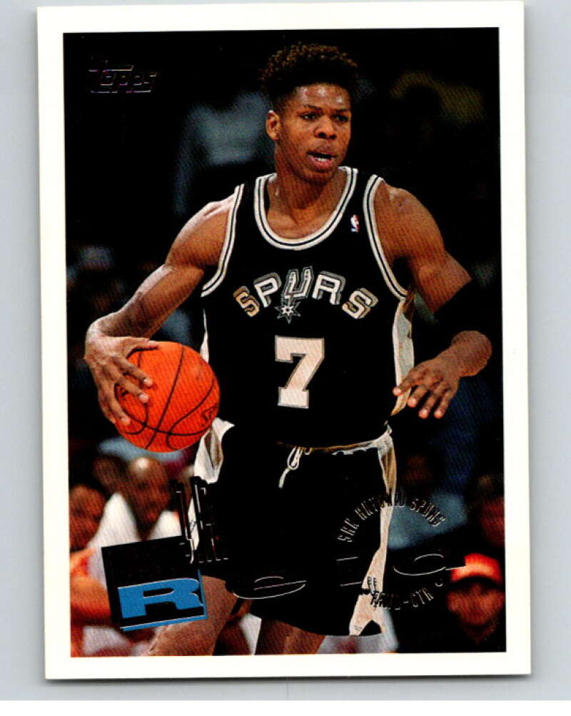 1995-96 Topps NBA #147 J.R. Reid San Antonio Spurs V70236 Image 1