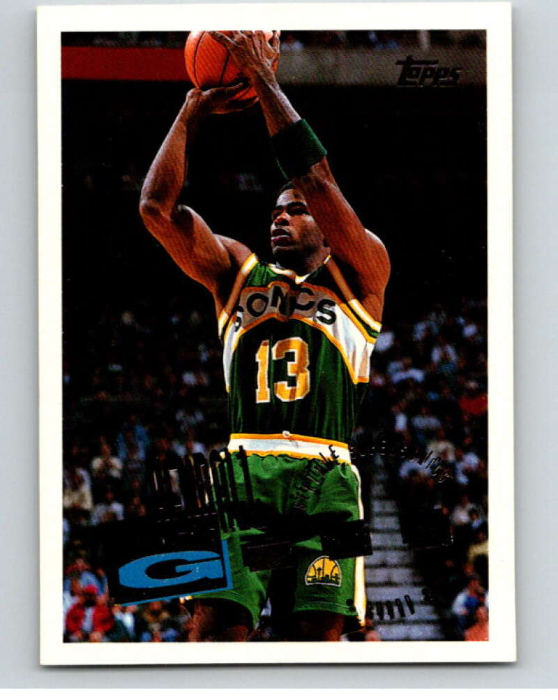 1995-96 Topps NBA #152 Kendall Gill Seattle SuperSonics V70248 Image 1