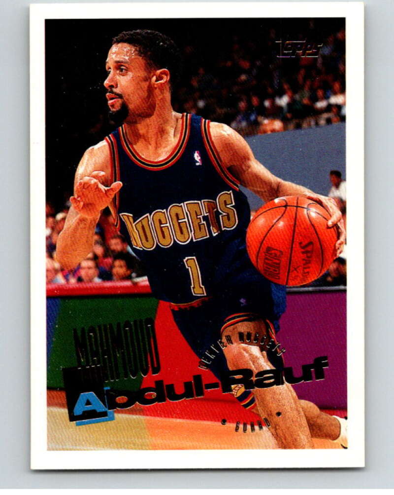 1995-96 Topps NBA #156 Mahmoud Abdul-Rauf Denver Nuggets V70253 Image 1