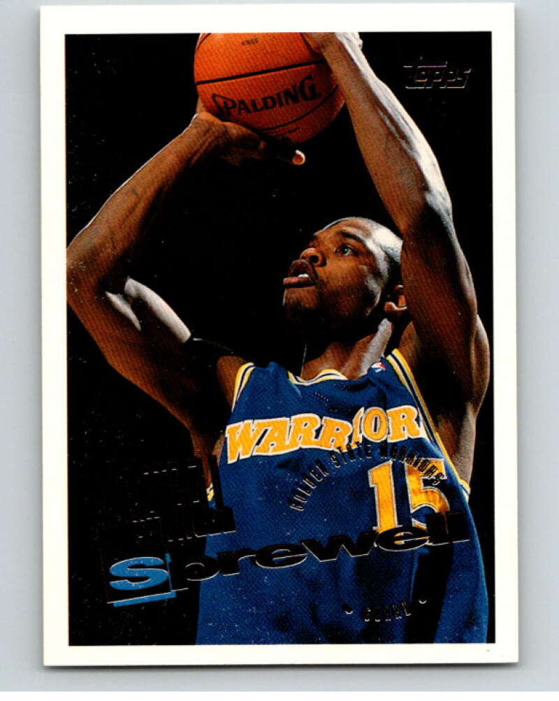 1995-96 Topps NBA #157 Latrell Sprewell Golden State Warriors V70254 Image 1