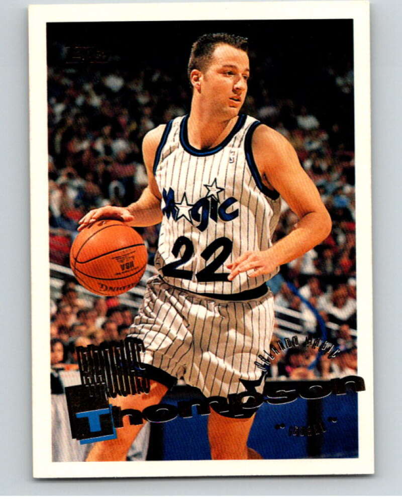 1995-96 Topps NBA #165 Brooks Thompson Orlando Magic V70263 Image 1
