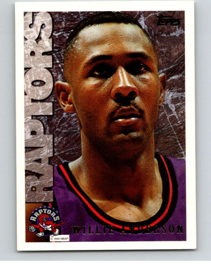 1995-96 Topps NBA #171 Willie Anderson Toronto Raptors V70274 Image 1