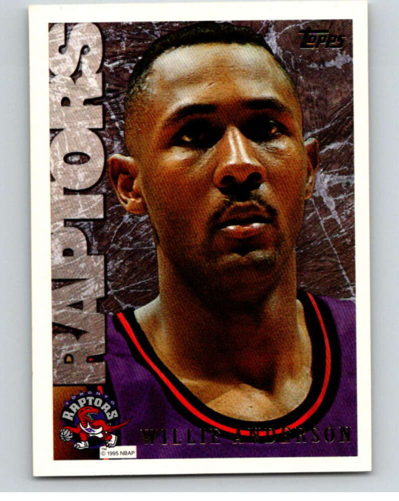 1995-96 Topps NBA #171 Willie Anderson Toronto Raptors V70275 Image 1