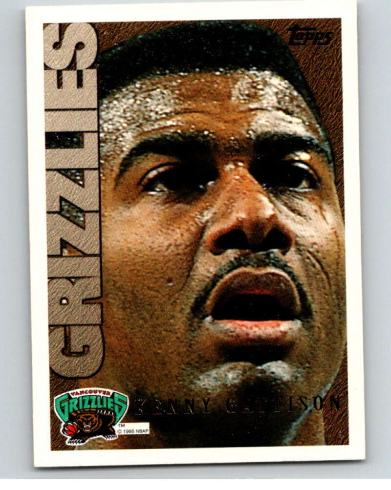 1995-96 Topps NBA #180 Kenny Gattison Vancouver Grizzlies V70283 Image 1