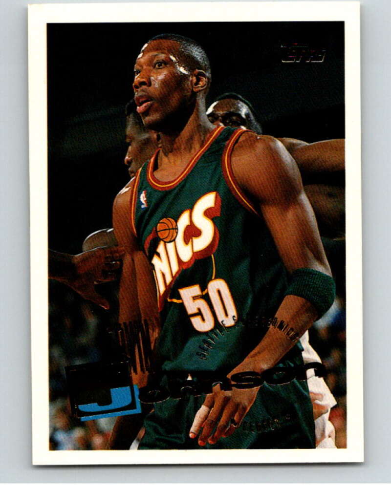 1995-96 Topps NBA #184 Ervin Johnson Seattle SuperSonics V70296 Image 1