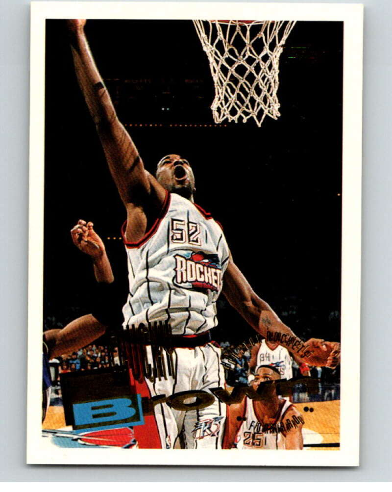 1995-96 Topps NBA #185 Chucky Brown Houston Rockets V70297 Image 1