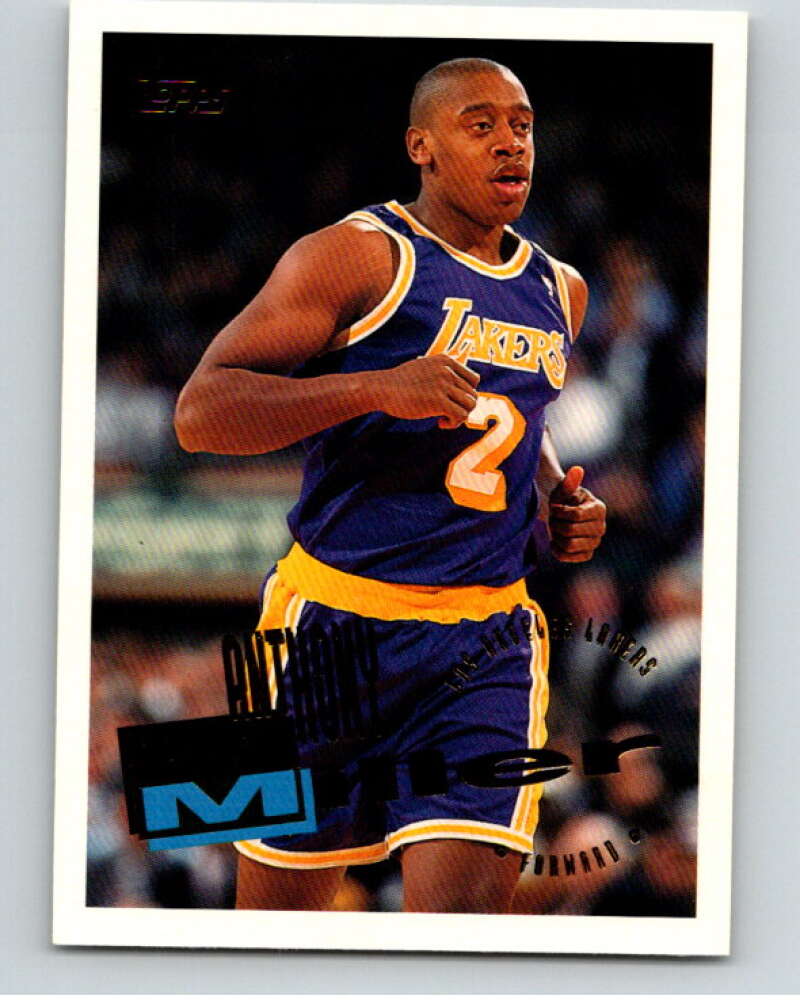 1995-96 Topps NBA #187 Anthony Miller Los Angeles Lakers V70300 Image 1