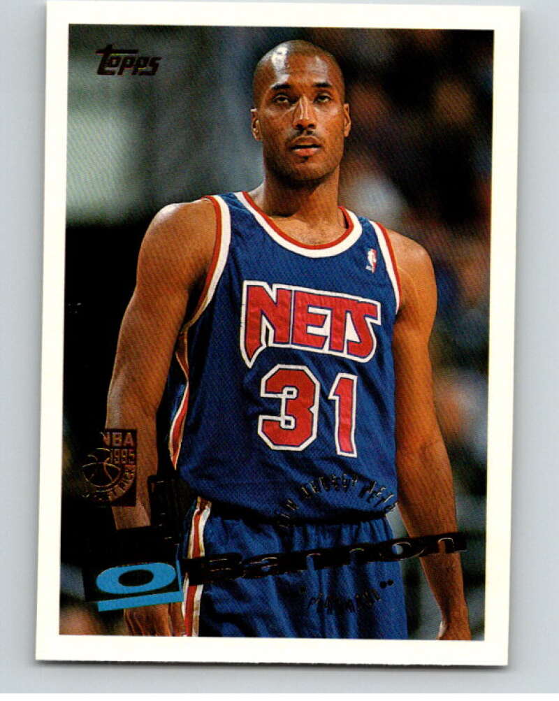 1995-96 Topps NBA #188 Ed O'Bannon RC Rookie New Jersey Nets V70303 Image 1