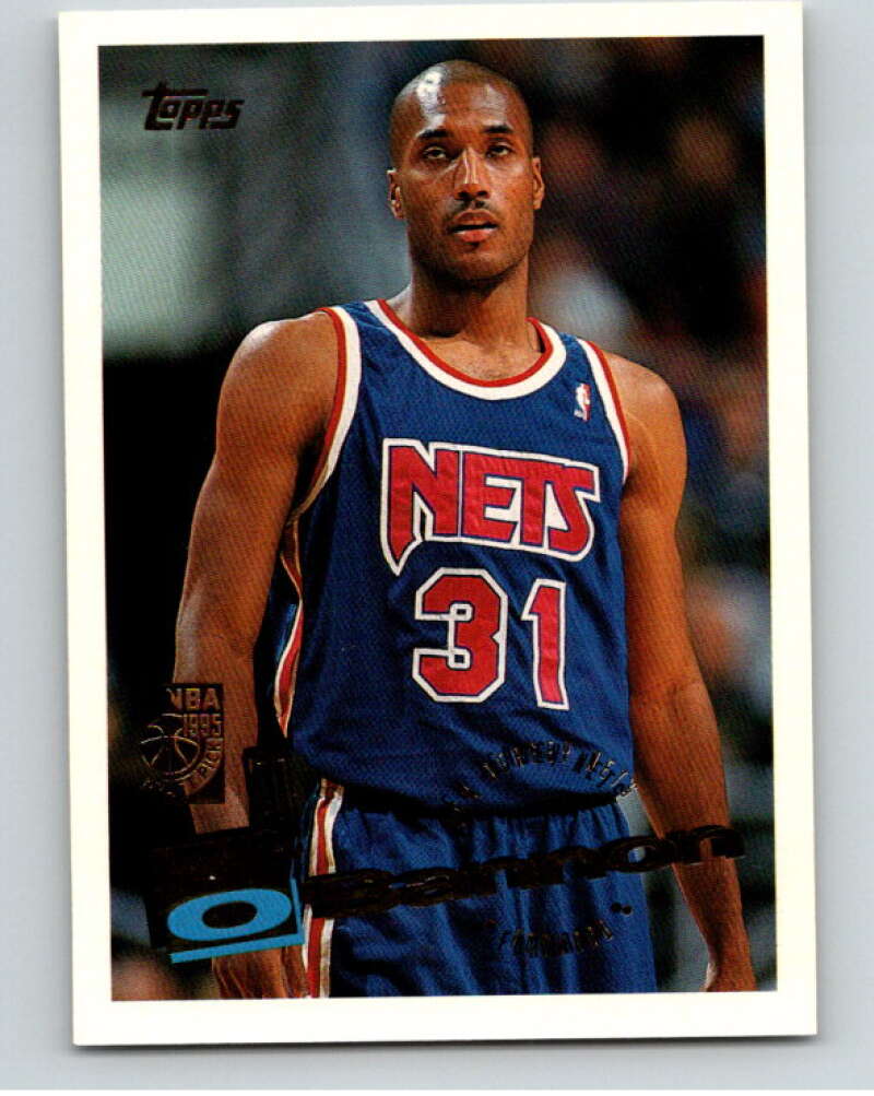 1995-96 Topps NBA #188 Ed O'Bannon RC Rookie New Jersey Nets V70304 Image 1