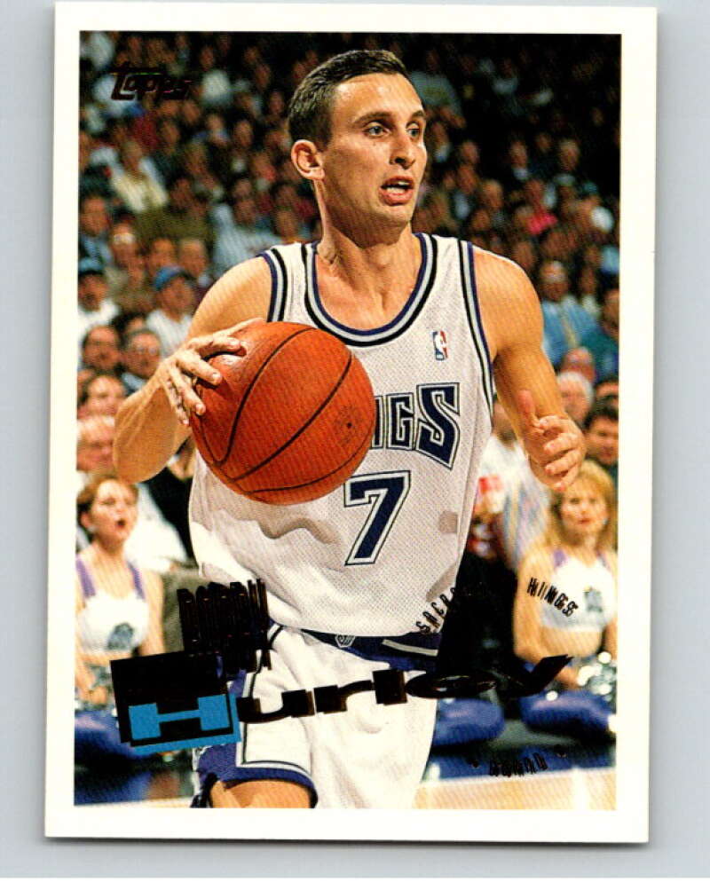 1995-96 Topps NBA #189 Bobby Hurley Sacramento Kings V70308 Image 1