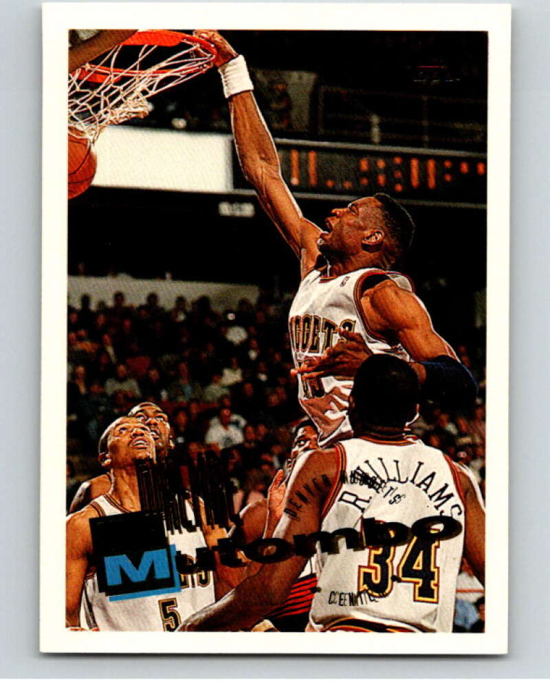 1995-96 Topps NBA #190 Dikembe Mutombo Denver Nuggets V70309 Image 1