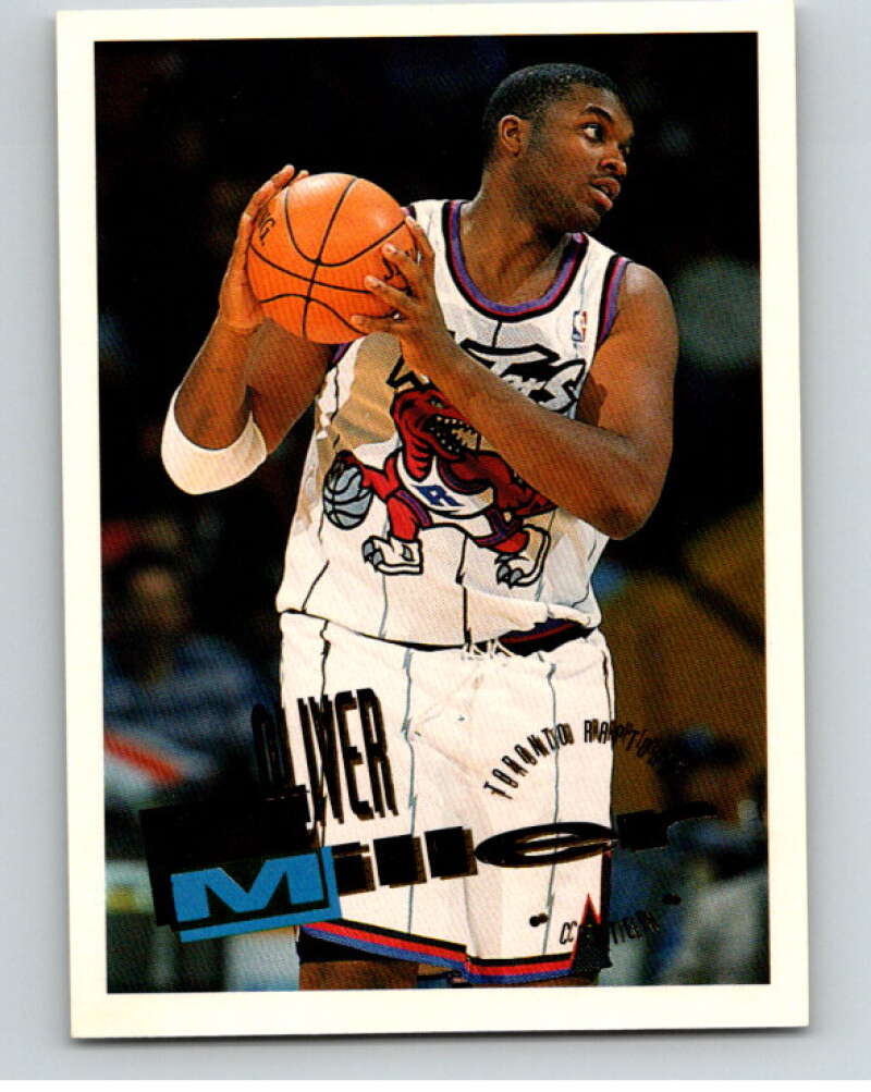 1995-96 Topps NBA #197 Oliver Miller Toronto Raptors V70328 Image 1
