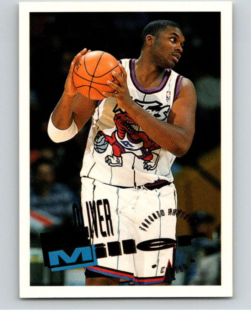 1995-96 Topps NBA #197 Oliver Miller Toronto Raptors V70329 Image 1