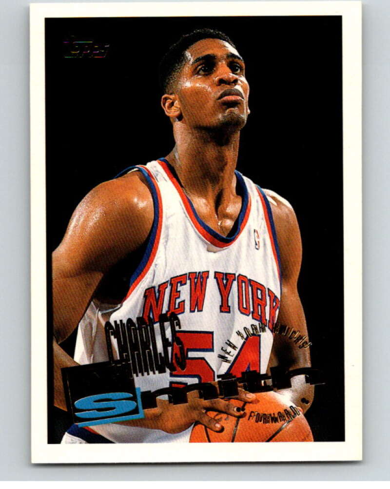 1995-96 Topps NBA #198 Charles Smith New York Knicks V70331 Image 1