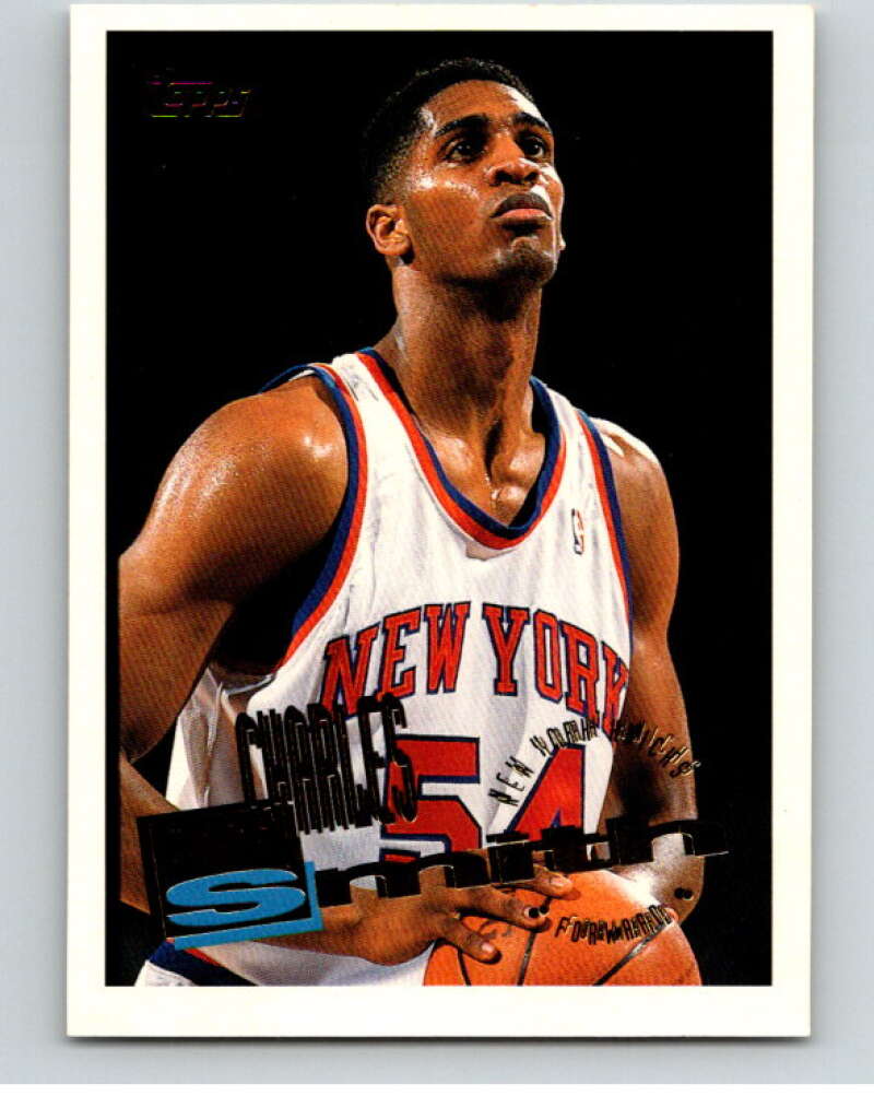 1995-96 Topps NBA #198 Charles Smith New York Knicks V70332 Image 1