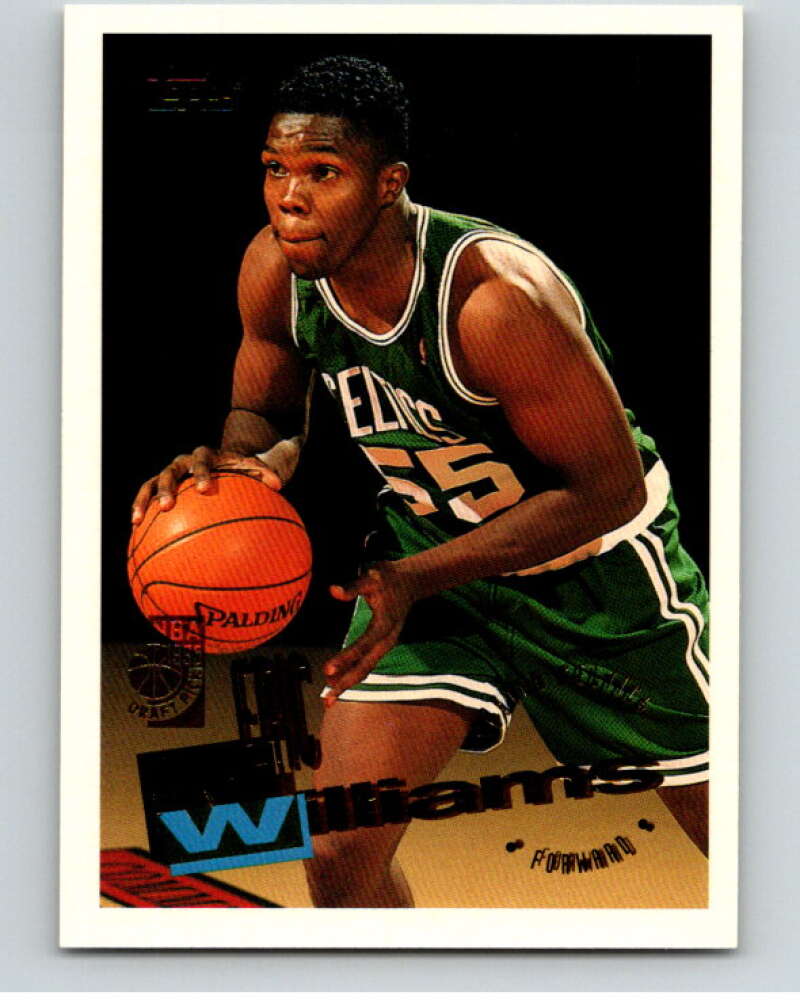 1995-96 Topps NBA #199 Eric Williams RC Rookie Boston Celtics V70336 Image 1