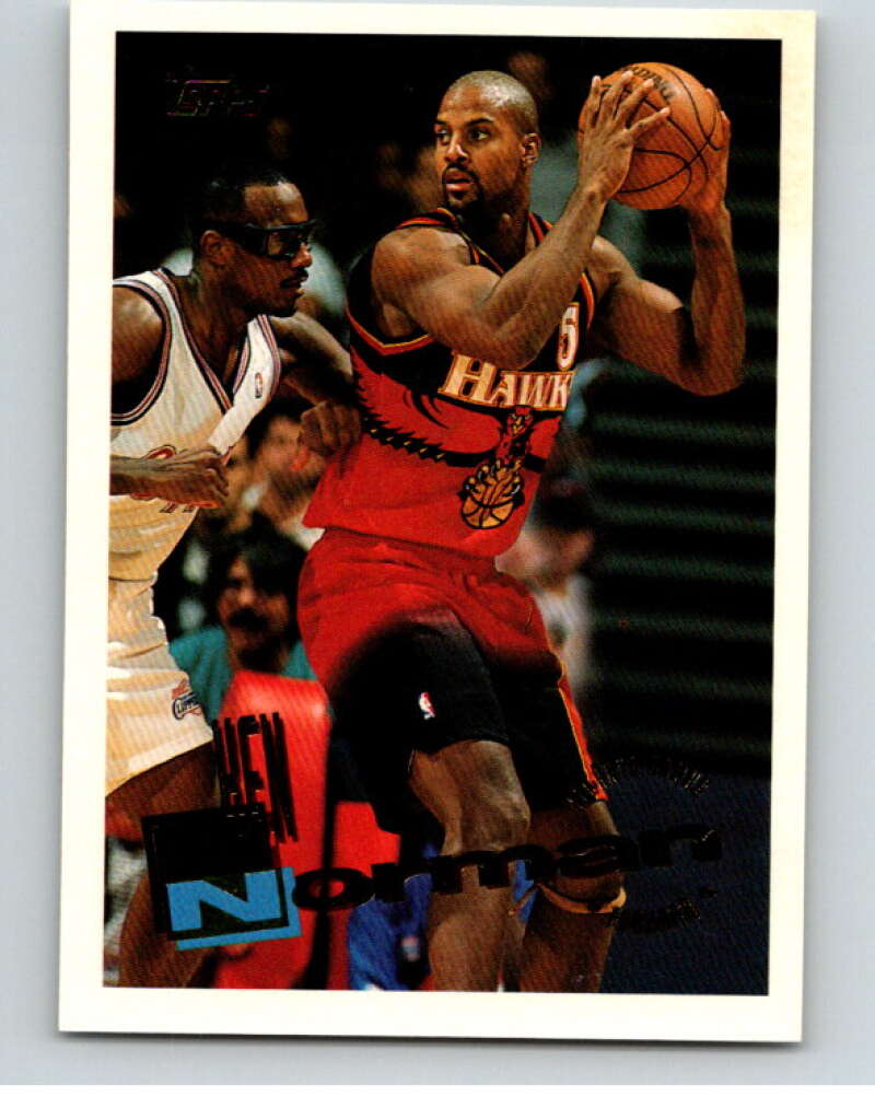 1995-96 Topps NBA #208 Ken Norman Atlanta Hawks V70362 Image 1