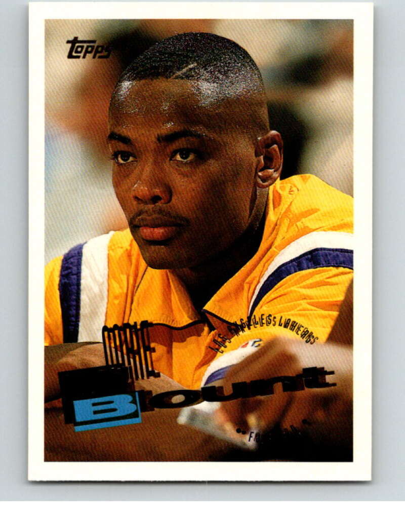 1995-96 Topps NBA #211 Corie Blount Los Angeles Lakers V70367 Image 1