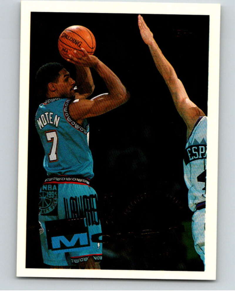 1995-96 Topps NBA #231 Lawrence Moten RC Rookie Vancouver Grizzlies V70413 Image 1