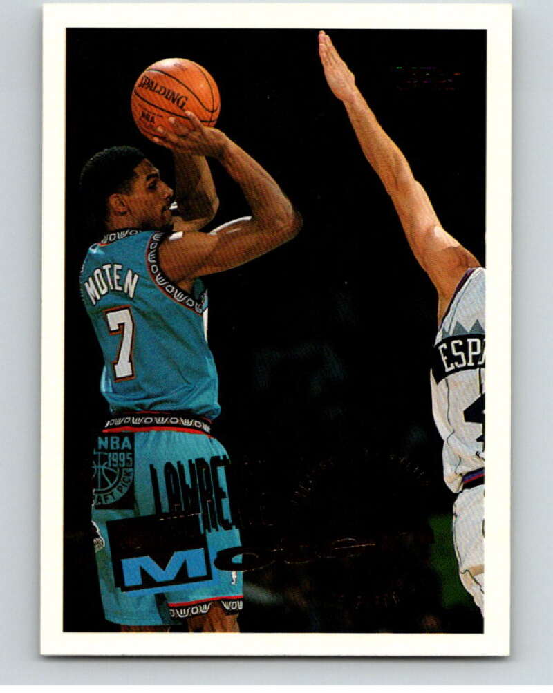 1995-96 Topps NBA #231 Lawrence Moten RC Rookie Vancouver Grizzlies V70414 Image 1