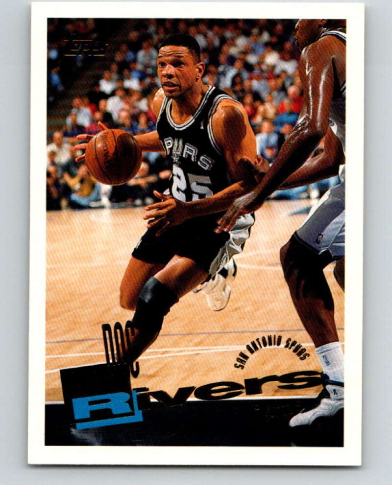1995-96 Topps NBA #235 Doc Rivers San Antonio Spurs V70427 Image 1