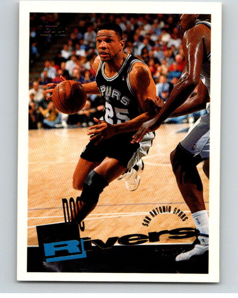1995-96 Topps NBA #235 Doc Rivers San Antonio Spurs V70428 Image 1