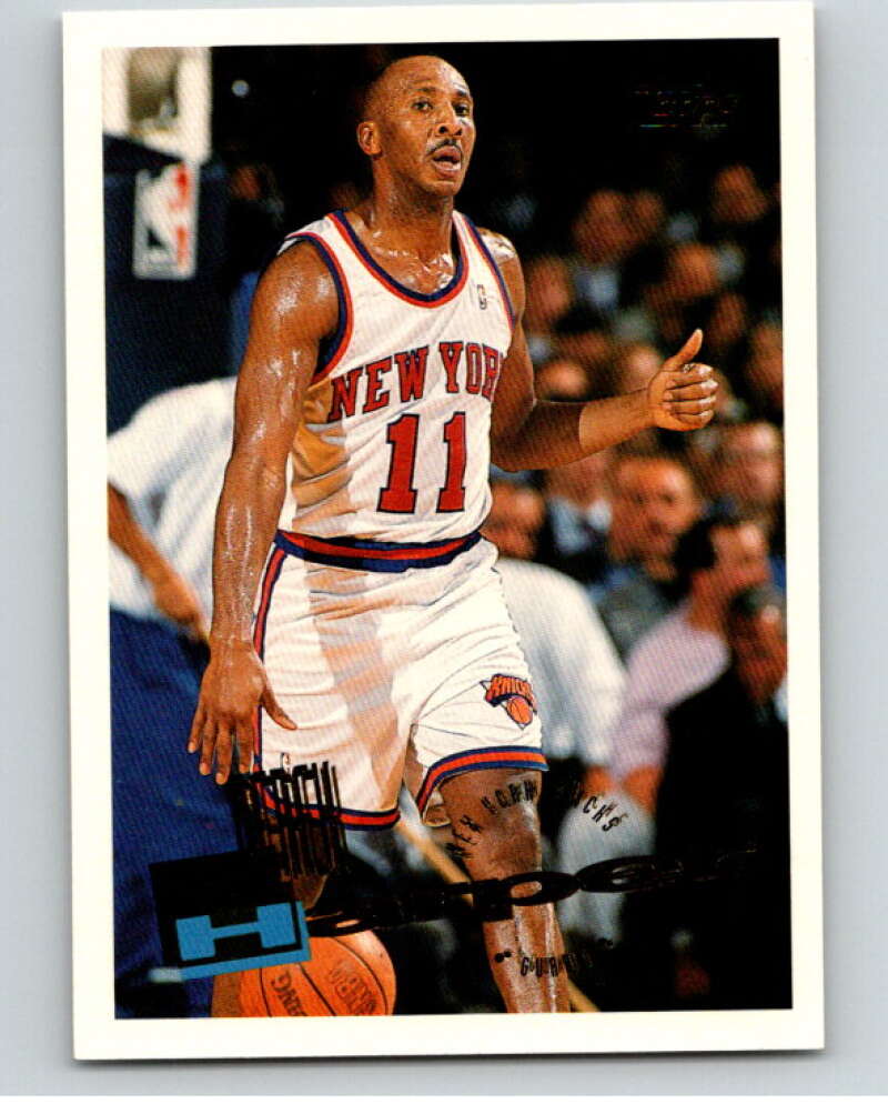1995-96 Topps NBA #238 Derek Harper New York Knicks V70437 Image 1